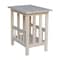 International Concepts Rectangle Mission Magazine End Table, 22.4 W, 15.6 L, 23.2 in H, Wood, Unfinished 9836 - alternate 5